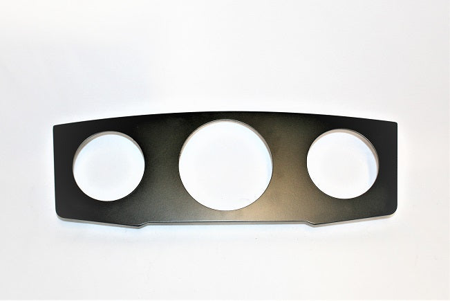 Monterey Boats/Pacer Marine Black Metal Instrument Gauge Panel Blank 60252003-00-PANL