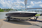 Monterey Boats 194 FS Bowrider w/ Tower Sunbrella Jet Black Bimini Top Kit 64790048011