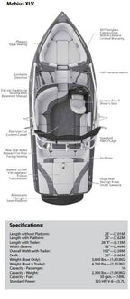 Skiers Choice 2010 Moomba Mobius XLV w/ Tower Sunbrella Jet Black Cockpit Cover SC107057