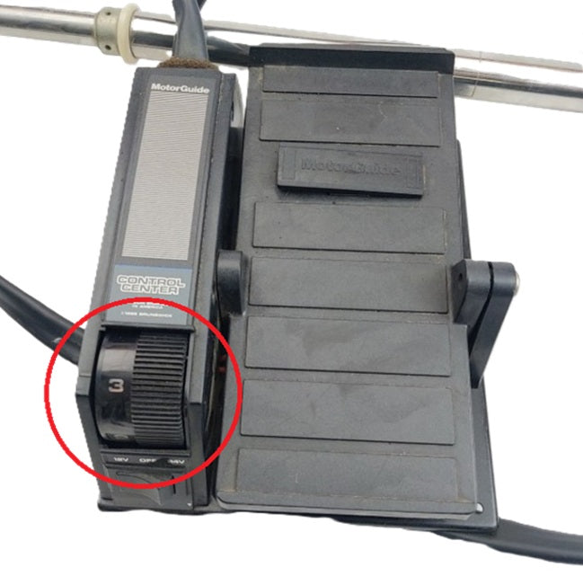MotorGuide Brute 750 Trolling Motor 5 Speed Foot Pedal Knob
