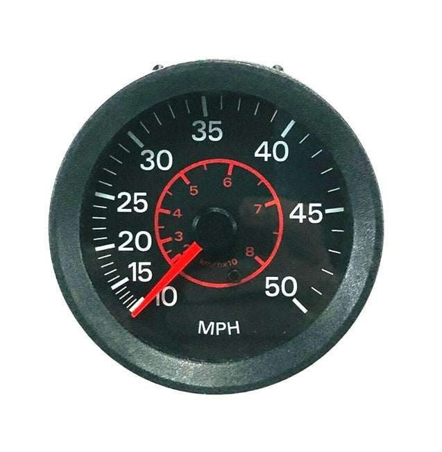 Johnson/Evinrude/OMC 0-50 MPH Black Speedometer Kit 0174818