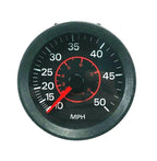 Johnson/Evinrude/OMC 0-50 MPH Black Speedometer Kit 0174818