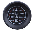 Johnson / Evinrude / OMC Black Systems Check Gauge 0177047