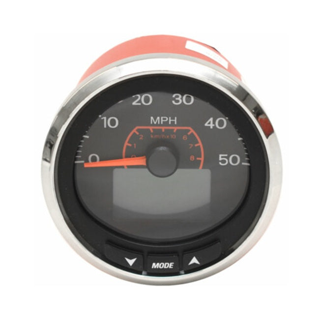 Johnson/Evinrude Black 0-80 MPH Speedometer w/ Digital Display 0768055