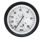 Johnson / Evinrude / OMC 0-50 MPH White Speedometer Kit 175609