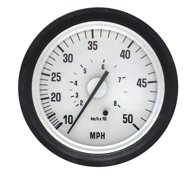 Johnson / Evinrude / OMC 0-50 MPH White Speedometer Kit 175609