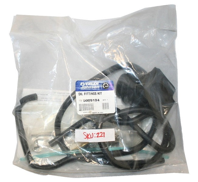 Johnson/Evinrude/OMC E-Tec Remote Oil Tank Connection Fittings Kit 5009194