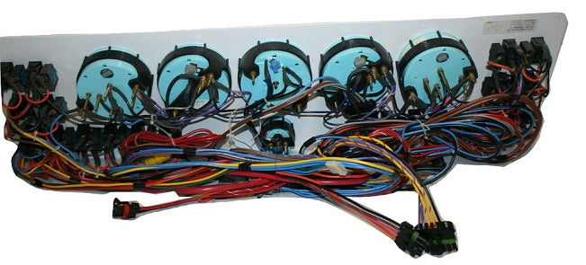 Proline Dual Gas Engine White Dash Gauge & Switch Panel 10018079