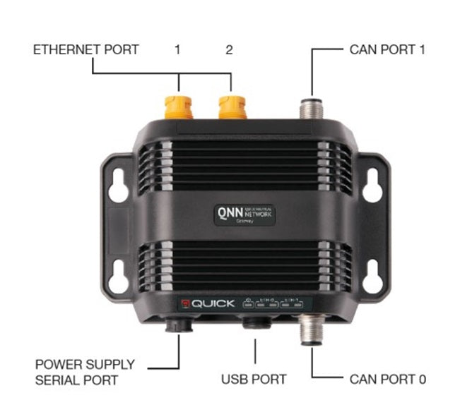 Quick Systems Nautical Network (QNN) Gateway Sistema Interface Unit FNQNNGTW0000B00