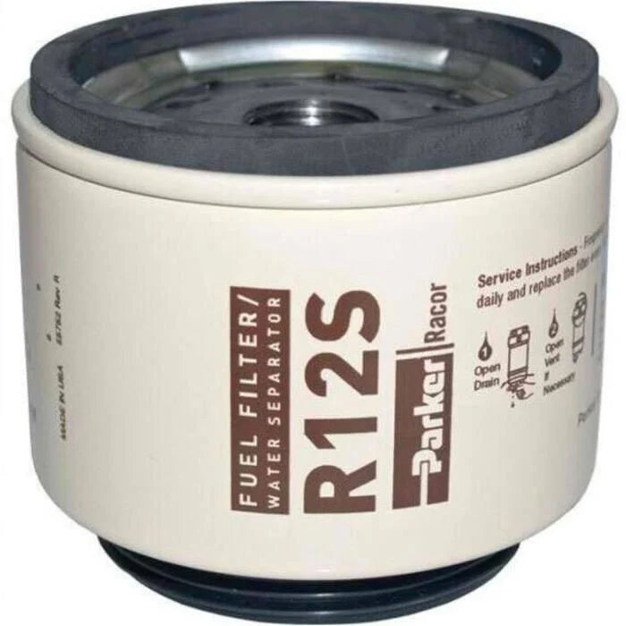 Parker / Racor Spin On Fuel Filter Water Separator R12S