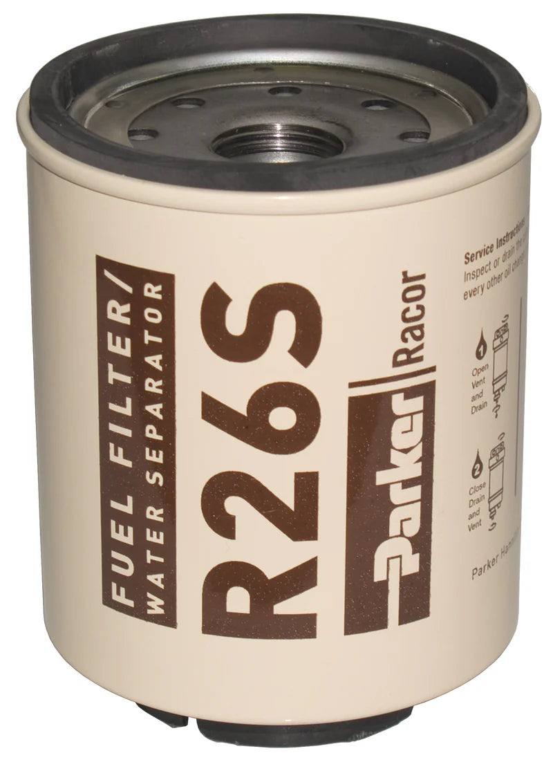 Parker / Racor Spin On Fuel Filter Water Separator R26S