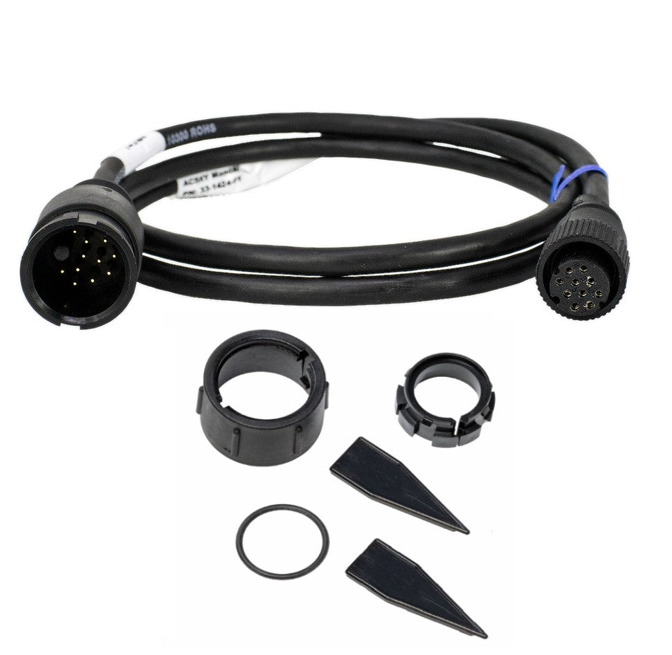 Raymarine Airmar Transducer M/H/HW Chirp Cable 33-1402-01 w/ Mount Kit 20-292-03