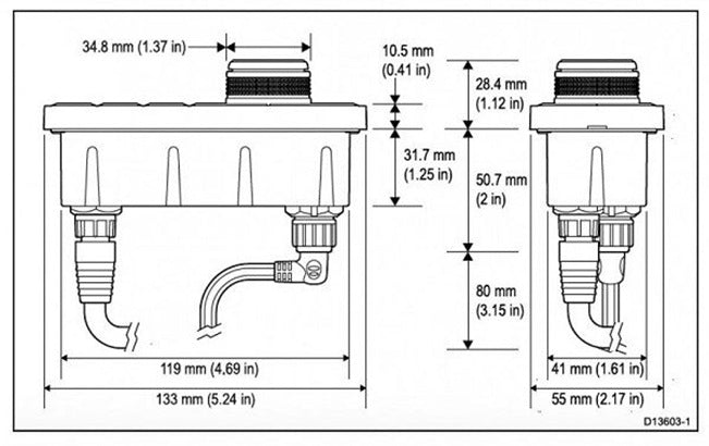 Raymarine Axiom RMK-10 System Remote Control Keypad Kit T70293