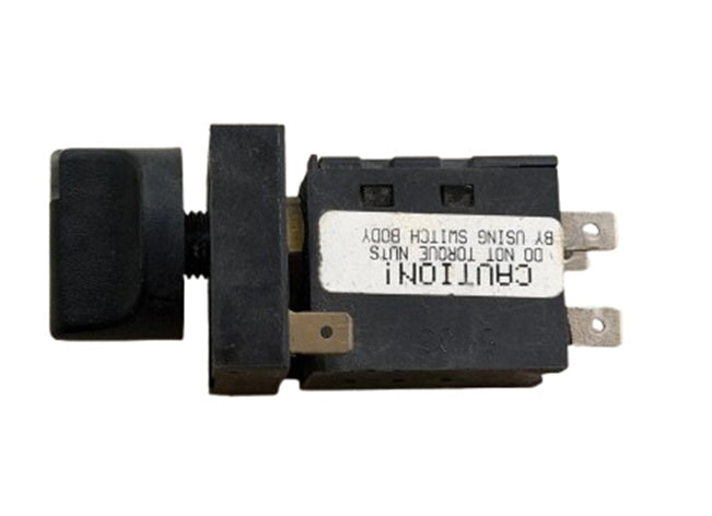 Key West Black On-Off-On Lighted Rotary Switch