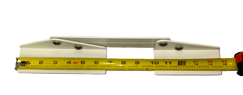 White Aluminum Seat Bolster Hinge (Pair) SN-21