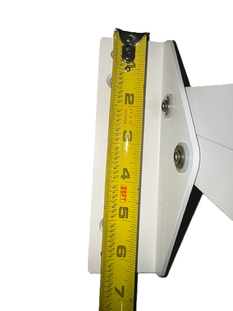 White Aluminum Seat Bolster Hinge (Pair) SN-21