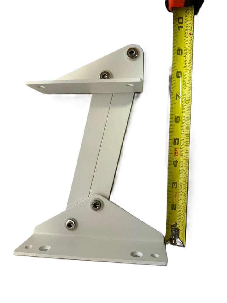 White Aluminum Seat Bolster Hinge (Pair) SN-21