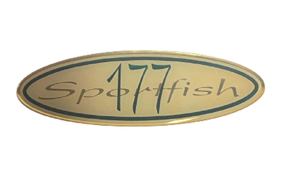 Scout Boats Sportfish 177 Green Designator Logo Sticker Decal (1 Pair)
