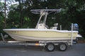 Scout Boats 185 Sportfish Sunbrella Jet Black T-Top Canvas