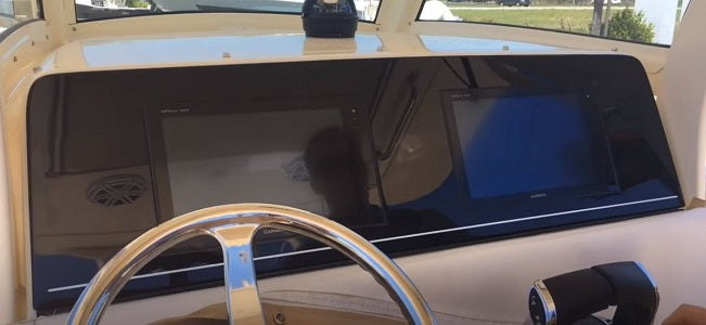 Scout Boats 300/320 LXF Dual Garmin Helm Dash Panel Blank 191387-306168