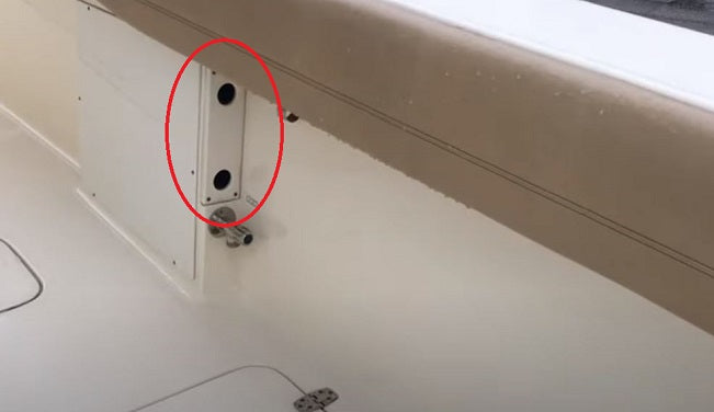 Scout Boats 270 XSF Rod Tube Holder Faceplate 191387-650012