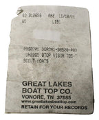 Scout Boats 205 Dorado Sunbrella Toast Tweed Bimini Top Visor DORON1-30500-A89