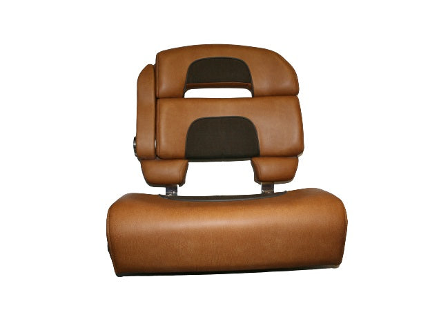 Scout Boats 350 LXF Brisa Vinyl/Chocolate Fabric Starboard Helm Seat