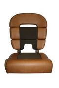 Scout Boats 222/225 Dorado Brisa Vinyl/Chocolate Fabric Helm Seat