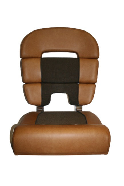Scout Boats 222/225 Dorado Brisa Vinyl/Chocolate Fabric Helm Seat
