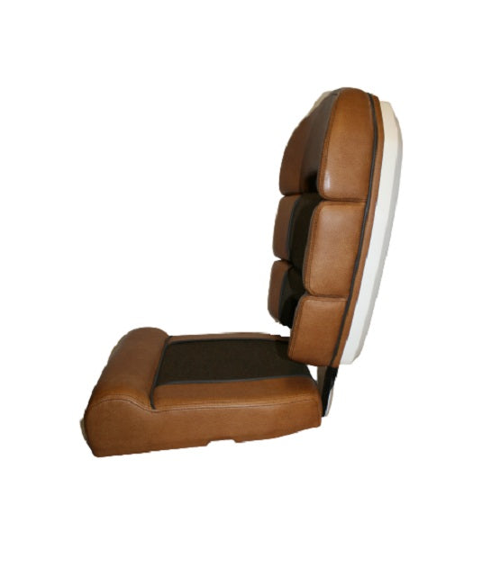 Scout Boats 222/225 Dorado Brisa Vinyl/Chocolate Fabric Helm Seat