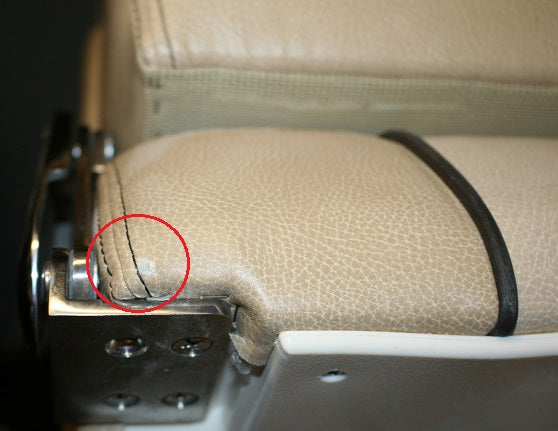 Scout Boats 350 Dorado Tan & Cream Port Helm Seat