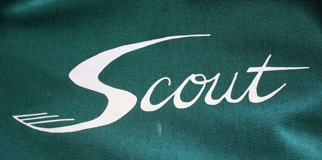 Scout Boats 222 Dorado Sunbrella Forest Green Tweed Bimini Canvas w/ Boot 103345005