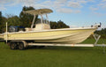 Scout Boats 240 Bay Scout w/ Outriggers Cream Stamoid T-Top Canvas 101068500
