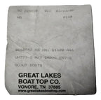 Scout Boats 242 Abaco Sunbrella Captains Navy Hard Top Drop Curtain AB HN1-61400-A46