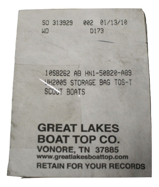 Scout Boats 262 Abaco Sunbrella Toast Tweed Storage Bag AB HN1-50820-A89