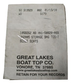 Scout Boats 262 Abaco Sunbrella Toast Tweed Storage Bag AB HN1-50820-A89