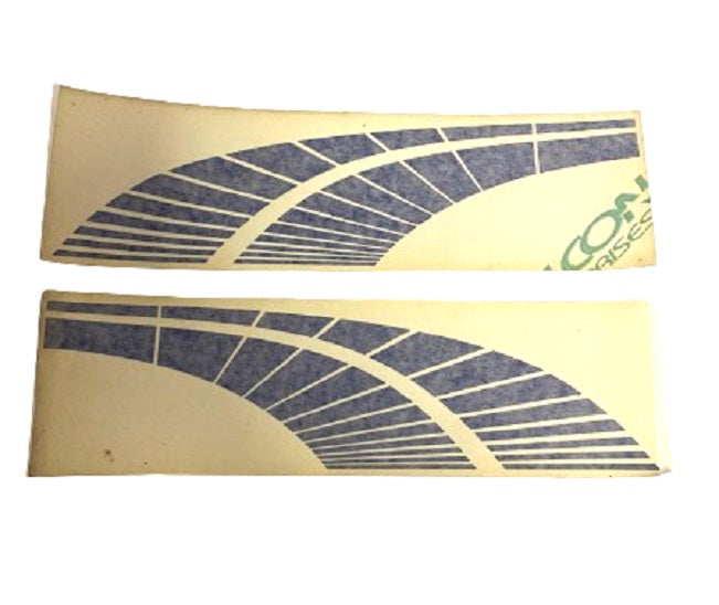 Scout Boats Blue Pinstripe Wave Decal Sticker Set (1 Pair) 4000-0018