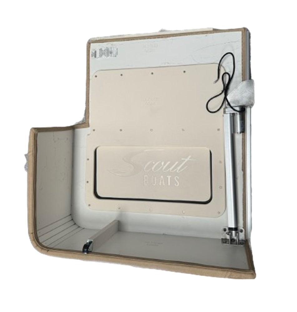 Scout Boats 255 Dorado Electric Lounge Seat Bottom w/ Storage Compartment UH3388