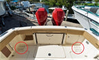 2019 Scout Boats 300 LXF Starboard Floor Vent Drain DHK017W/DHK017E