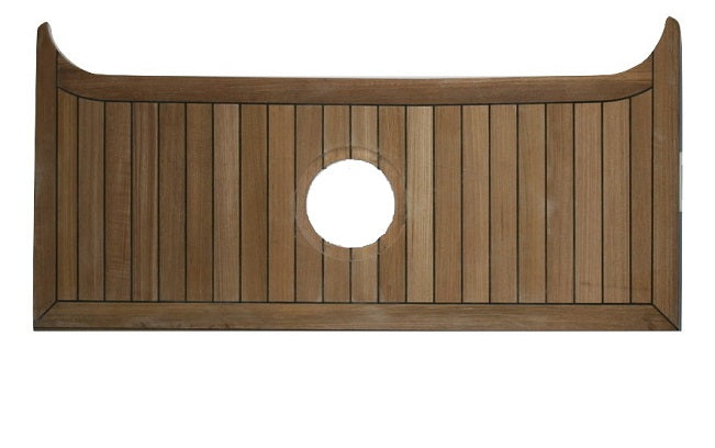 Scout Boats 350 LXF Helm Aft Teak Floor Trim DH1120