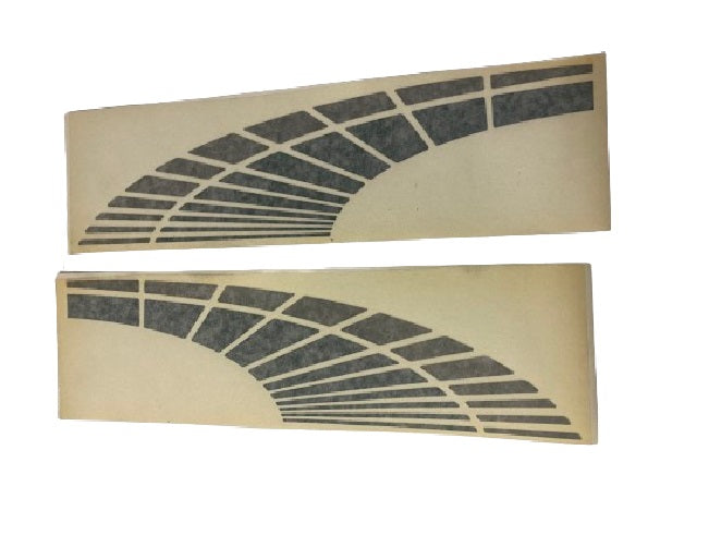 Scout Boats Green Pinstripe Wave Decal Sticker Set (1 Pair)