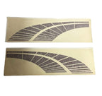 Scout Boats Maroon Pinstripe Wave Decal Sticker Set (1 Pair)