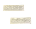 Scout Boats 225 Sportfish Number Sticker Decals Only (1 Pair) U28914-01