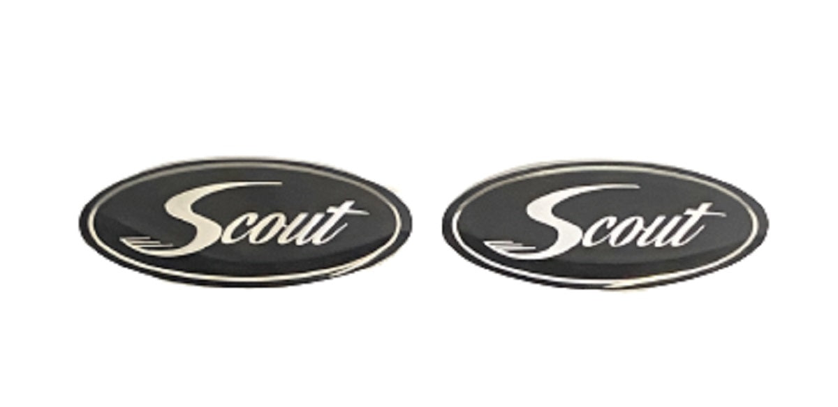Scout Boats Small Emblem Decal Sticker (1 Pair)
