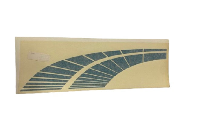 Scout Boats Teal Pinstripe Wave Starboard Only Decal Sticker