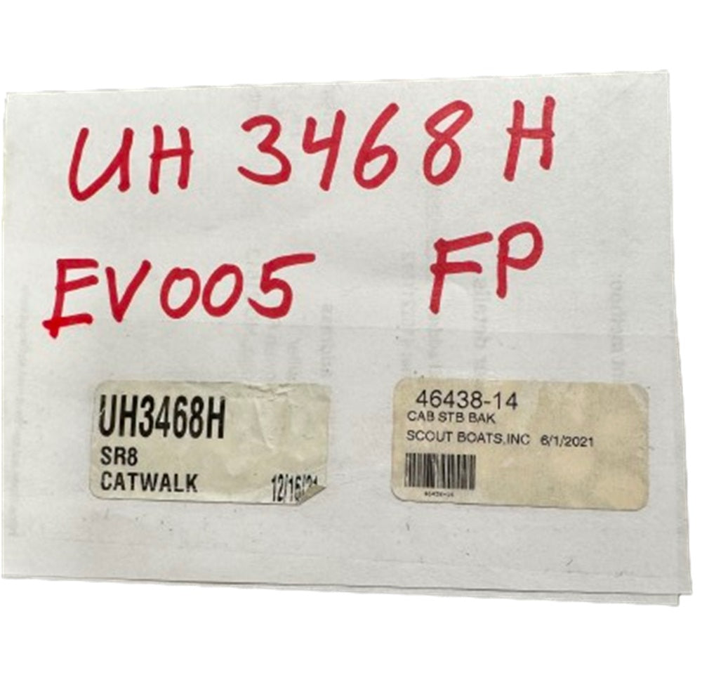 Scout Boats 380 LXF Forward Cabin Starboard Side Tan Cushion UH3468H