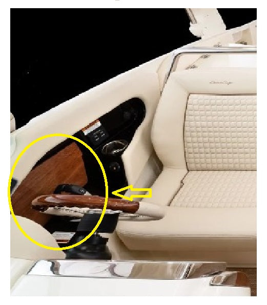 Chris Craft 31 Launch Starboard Teak Coaming Panel 018-00007