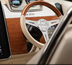 Chris Craft Launch 35 GT High Gloss Teak Helm Dash Panel