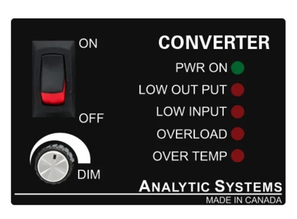 Analytic Systems RCP1 Remote Control Converter Panel w/ 20' 9-Pin Cable RCP1-VTL