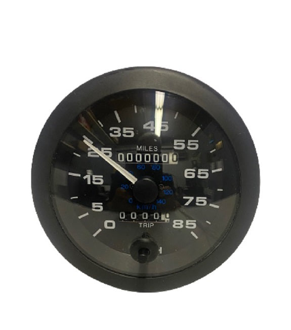 Monster 5" Black Speedometer Gauge w/ Odometer & Trip Log